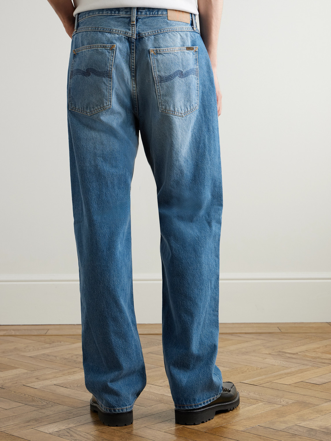 Nudie Jeans Tuff Tony Straight-leg Jeans In Blue