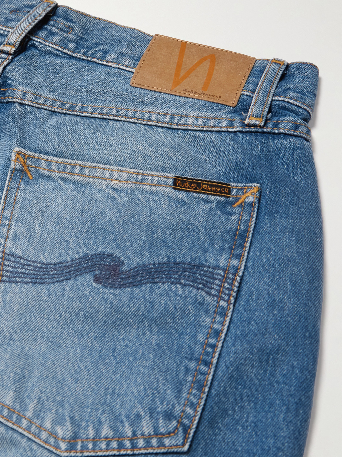 Nudie Jeans Tuff Tony Straight-leg Jeans In Blue