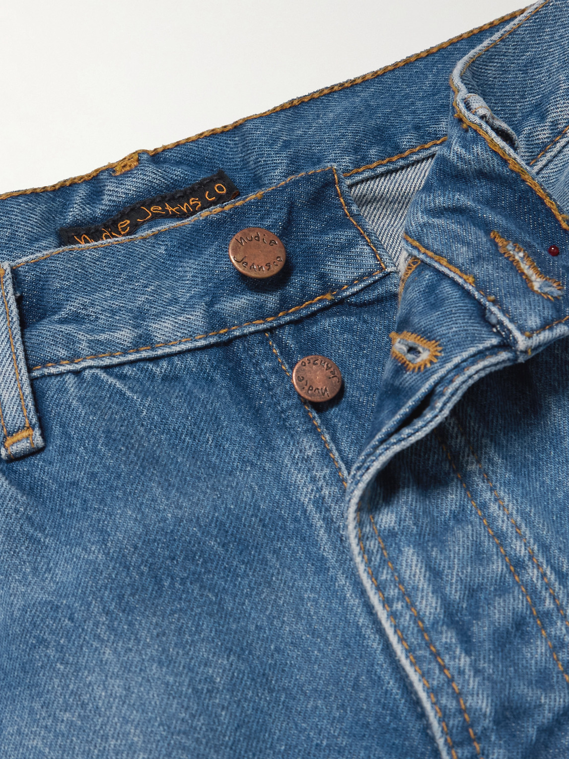 Nudie Jeans Tuff Tony Straight-leg Jeans In Blue