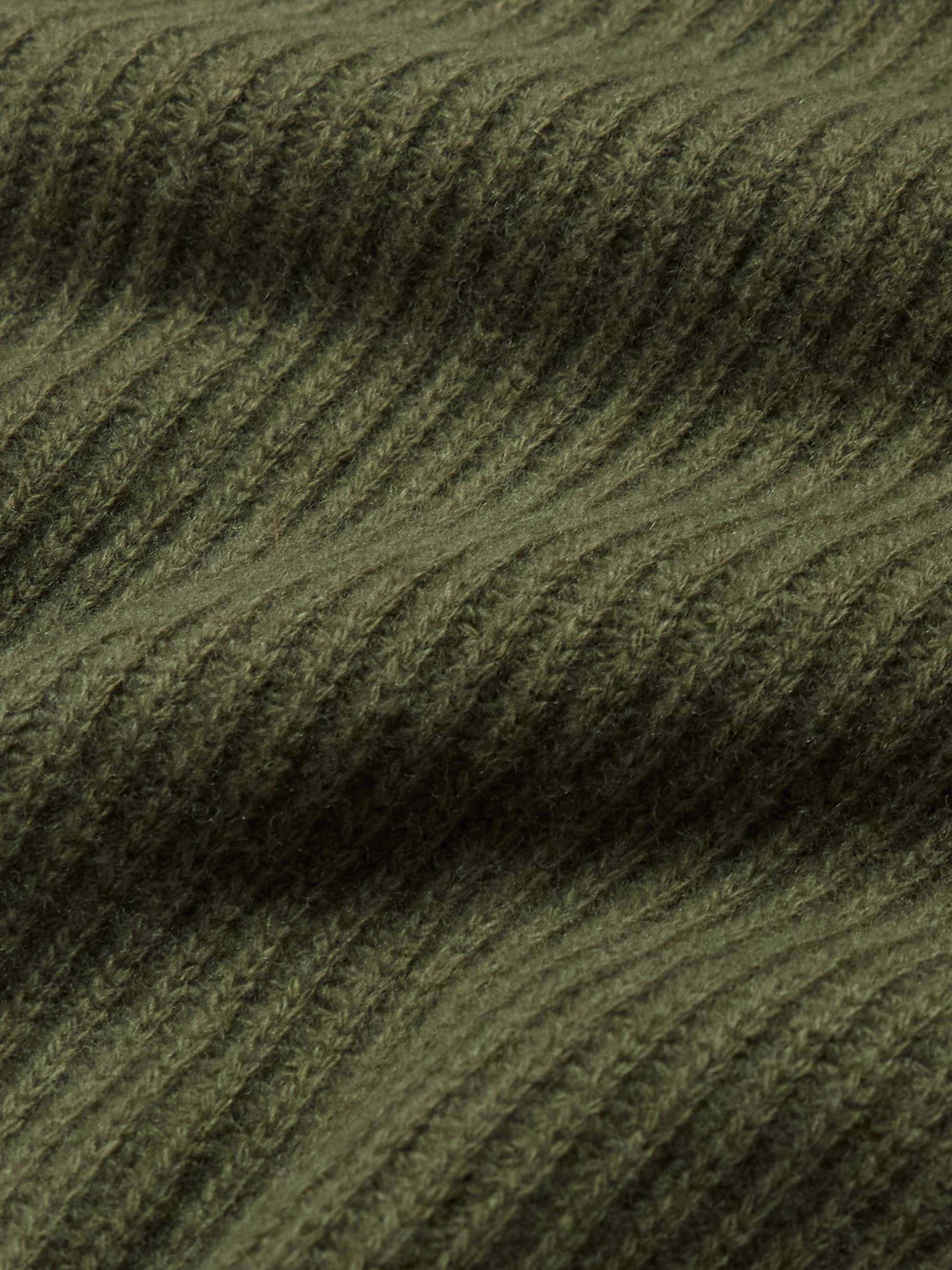 NUDIE JEANS August Ribbed Wool Sweater