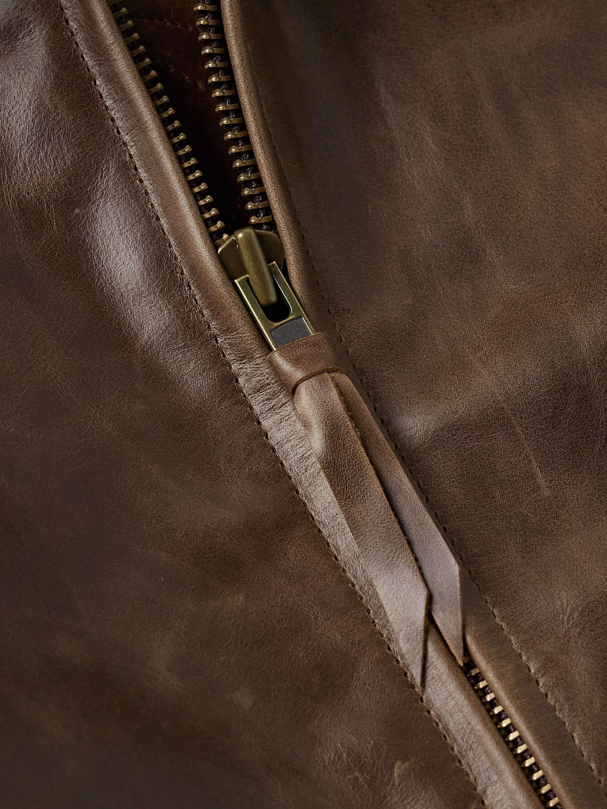 GOLDEN BEAR The Carter Shearling Bomber Jacket