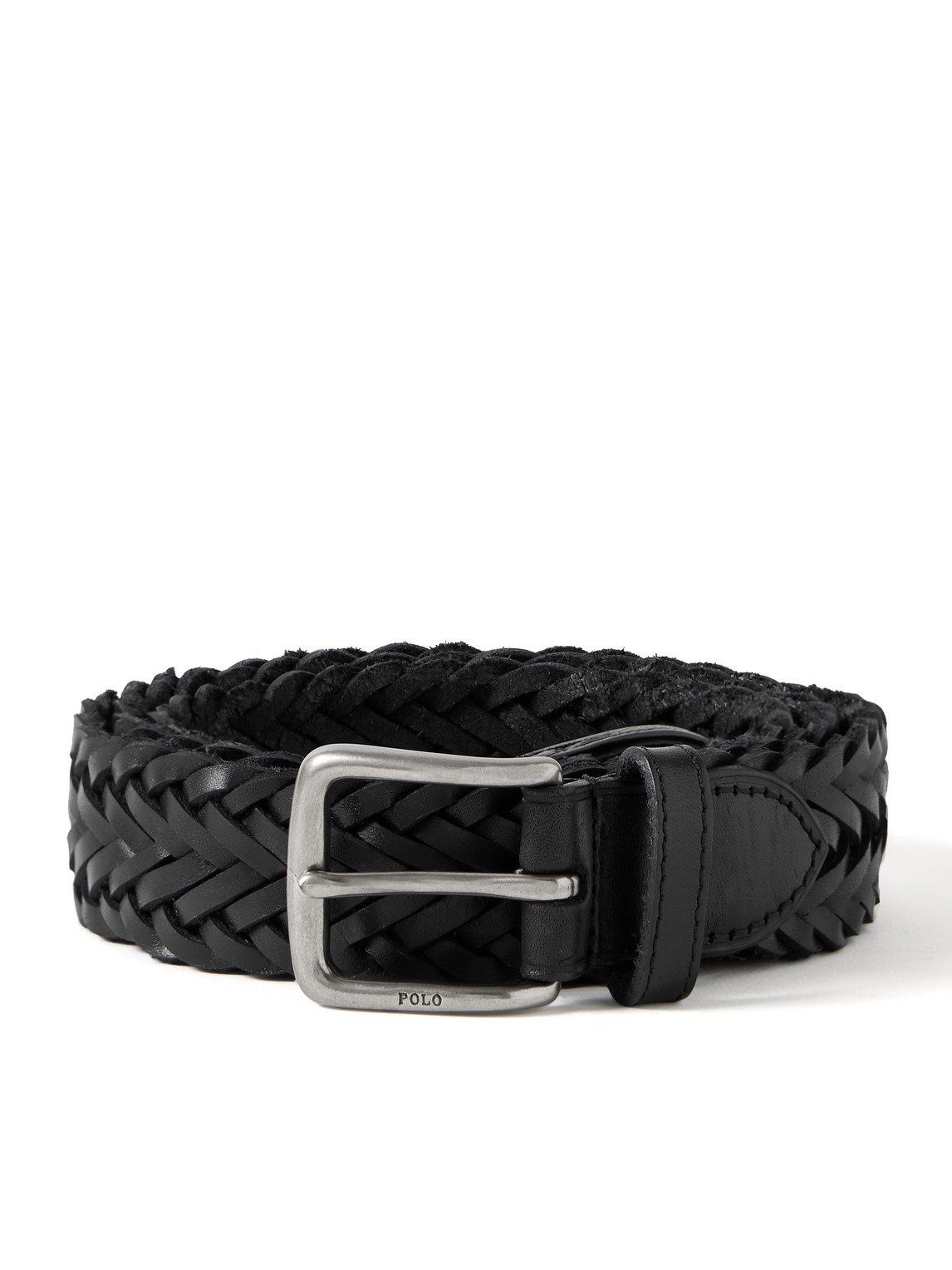 3cm Woven Leather Belt