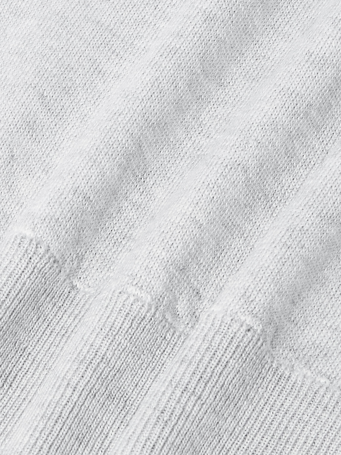 Eleventy Slim-fit Wool Sweater In Gray