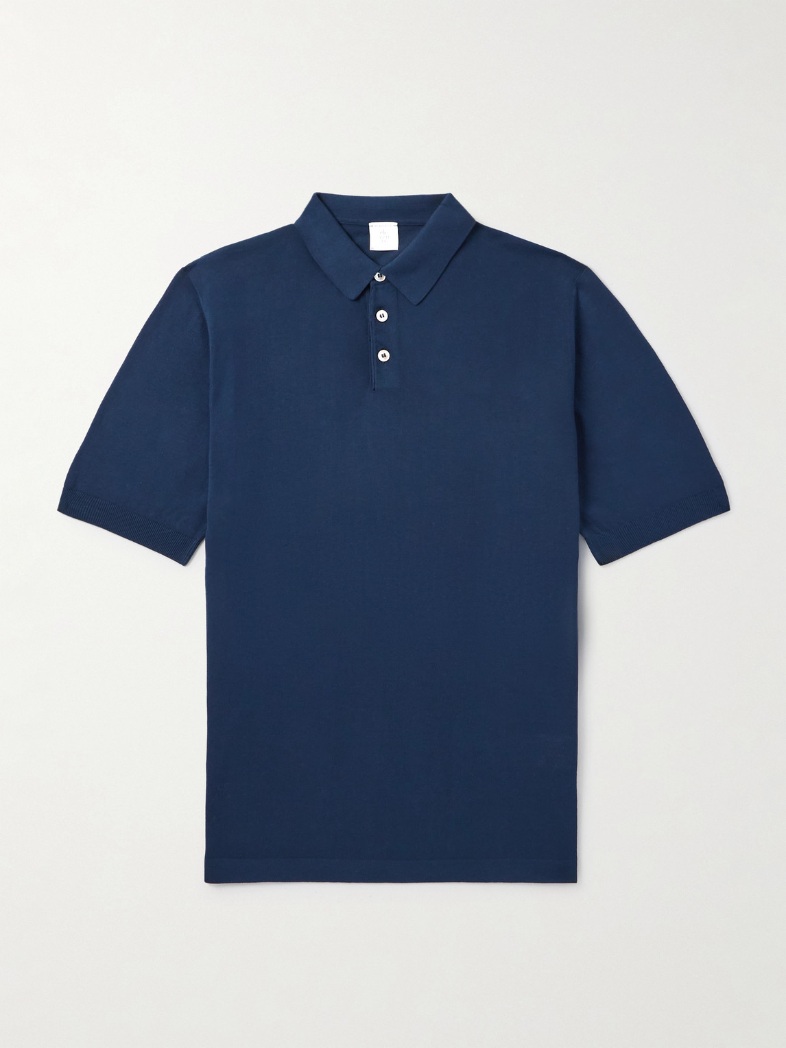 ELEVENTY Garment-Dyed Cotton Polo hirt - Men