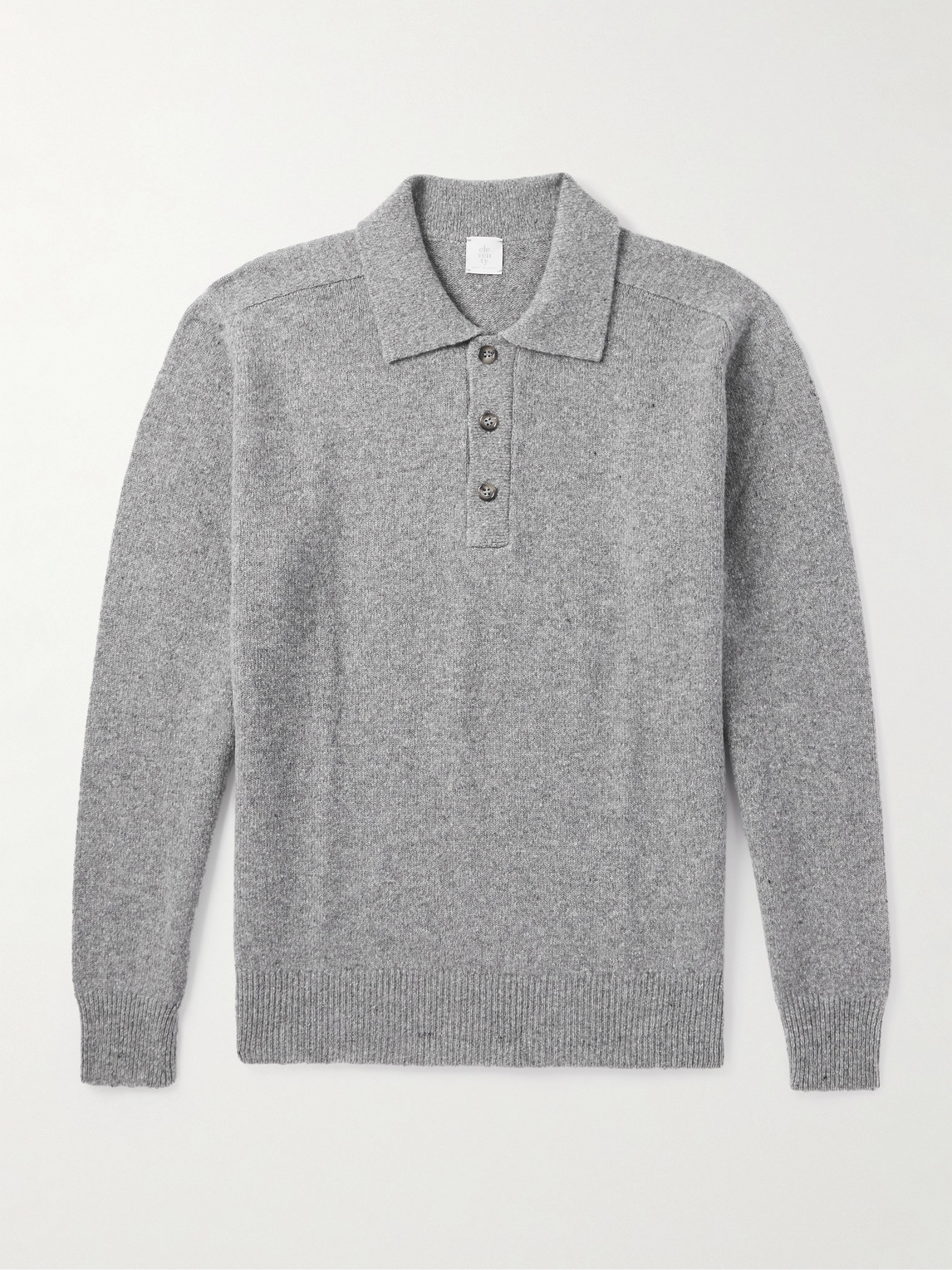ELEVENTY Wool-Blend Polo hirt - Men