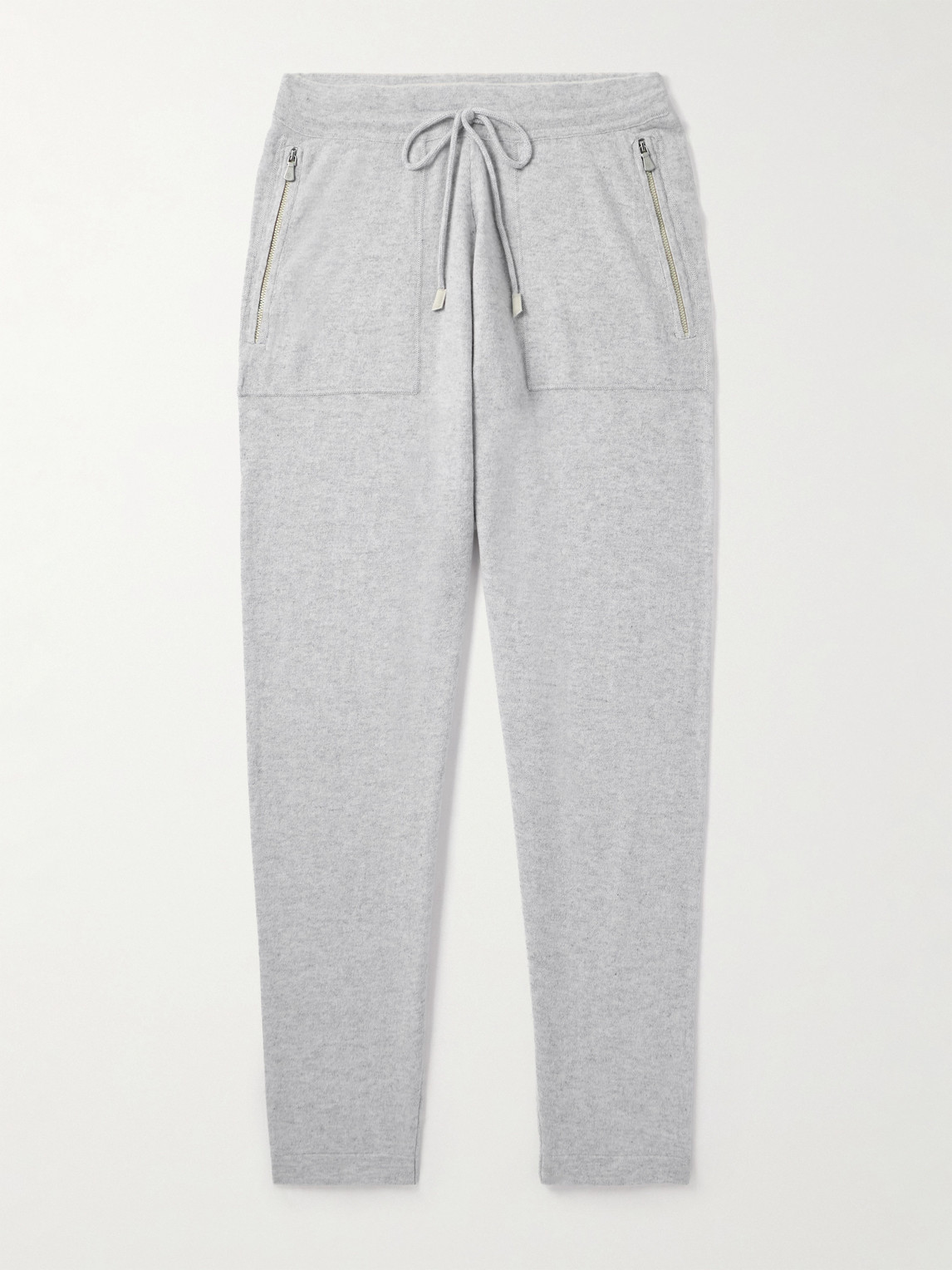 Eleventy Tapered Cashmere Sweatpants In Gray