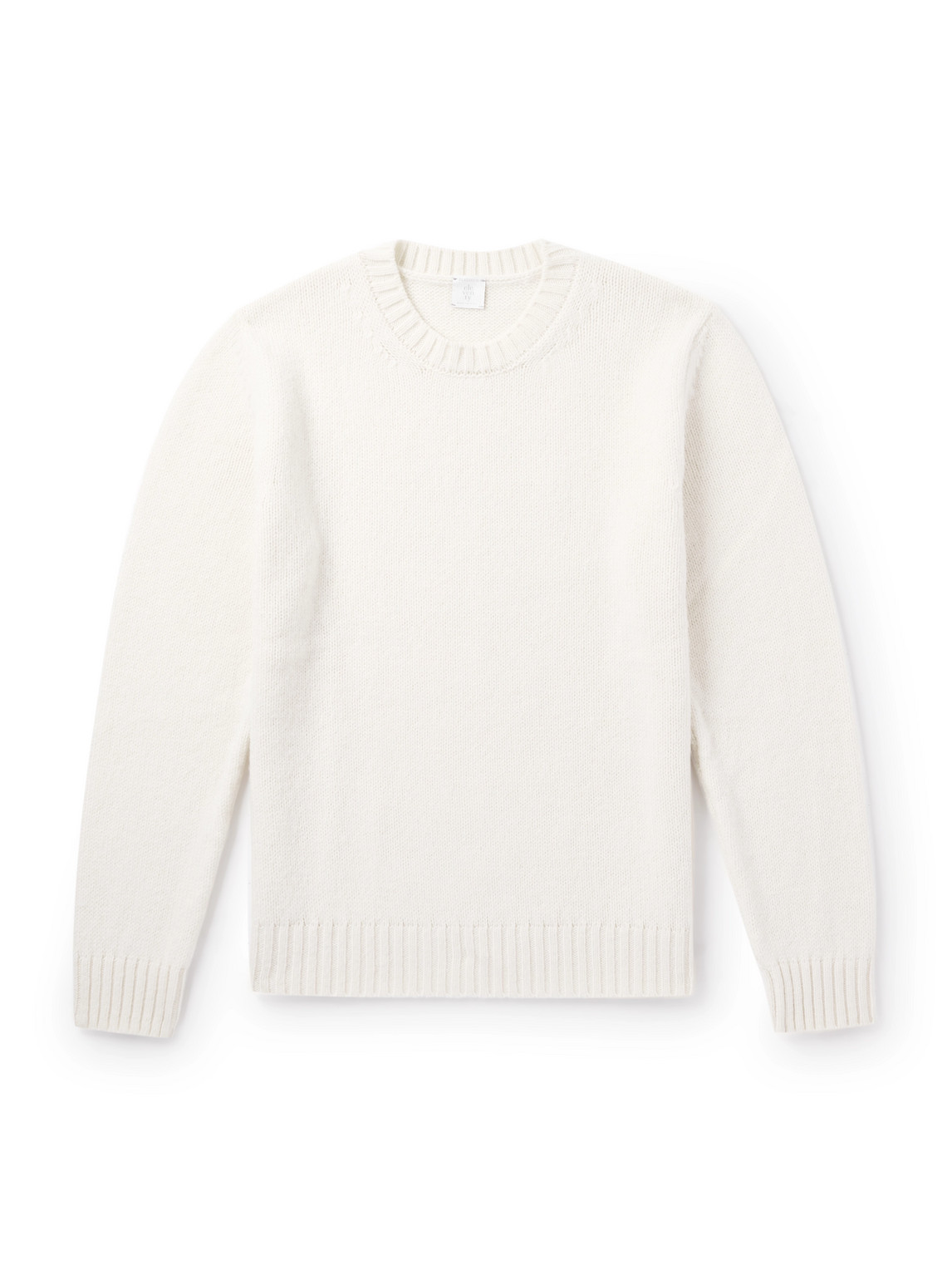 Eleventy Slim-fit Wool Sweater In White