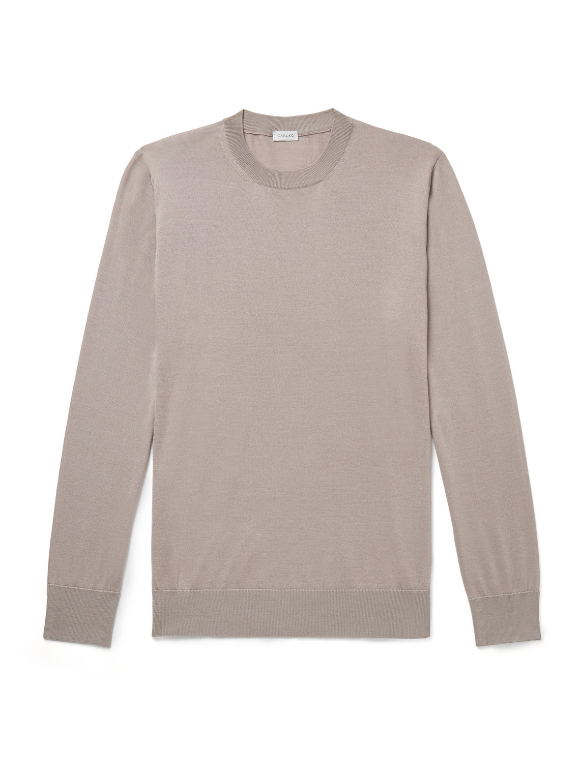 Wool, Silk and Cashmere-Blend Sweater