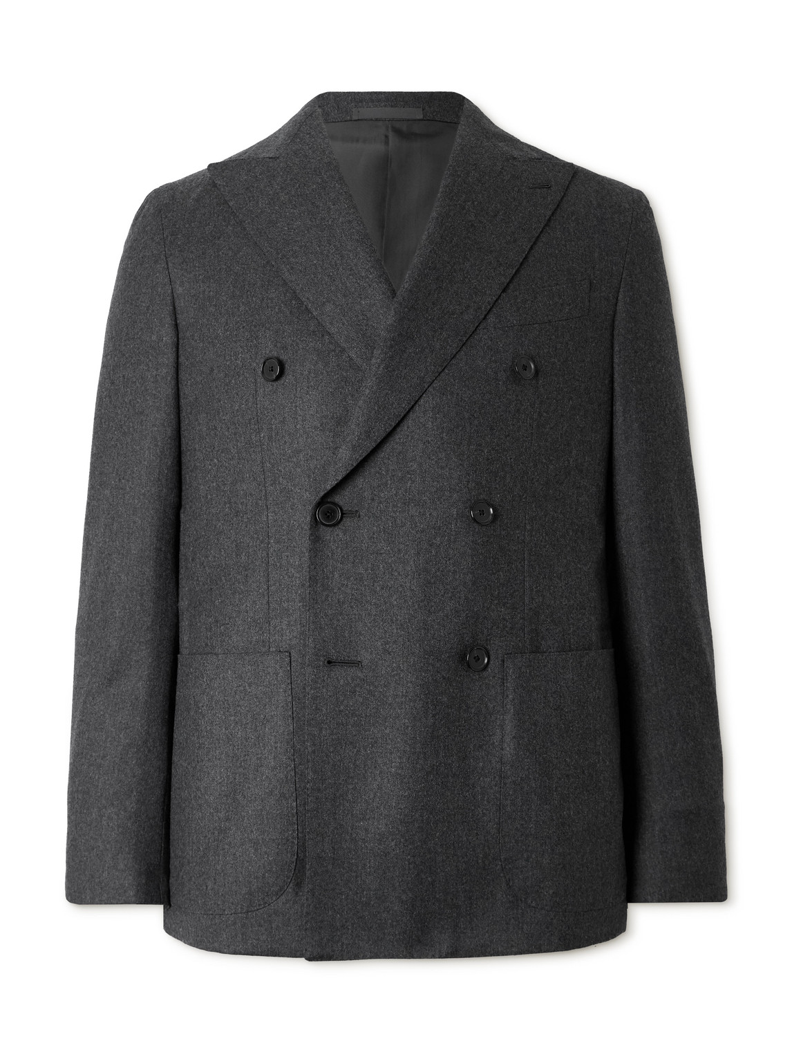 Double-Breasted Wool Blazer