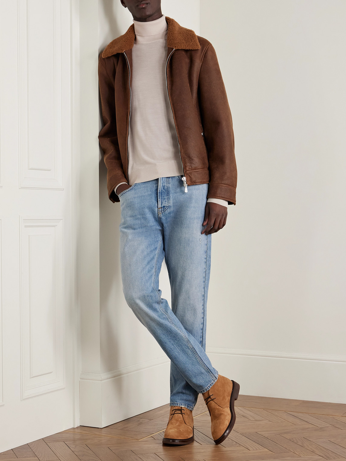 Eleventy Wool Rollneck Sweater In Pink