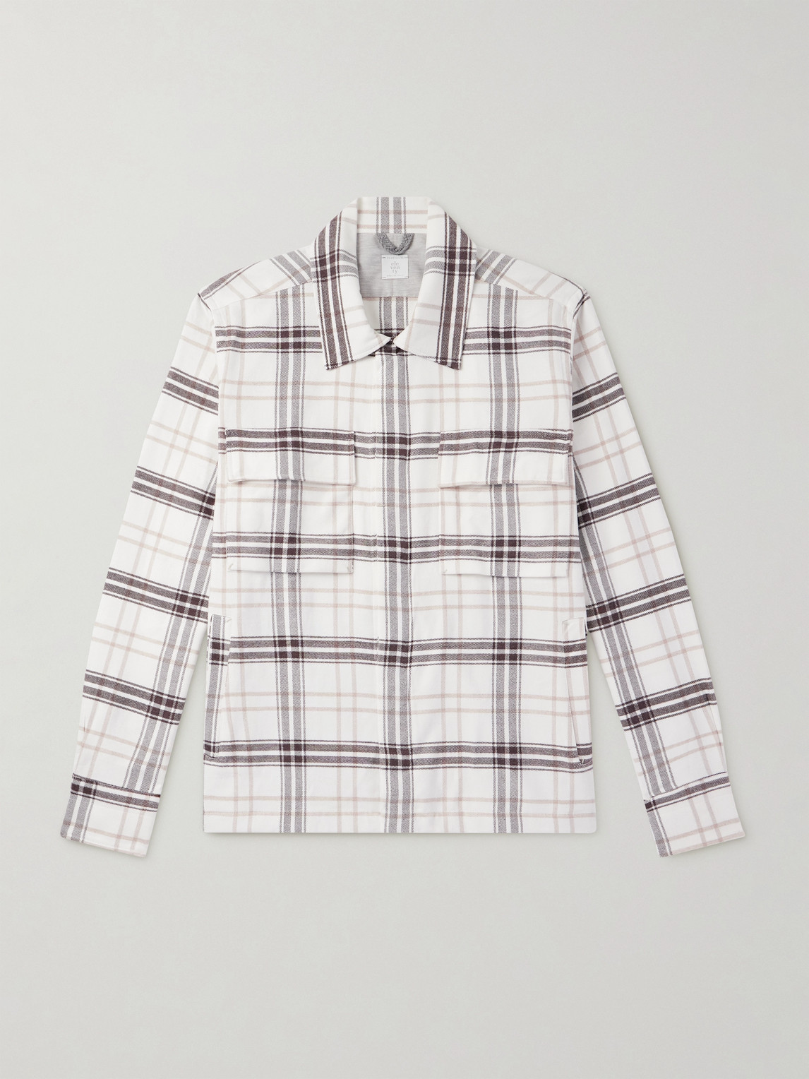 ELEVENTY Checked Cotton Shirten