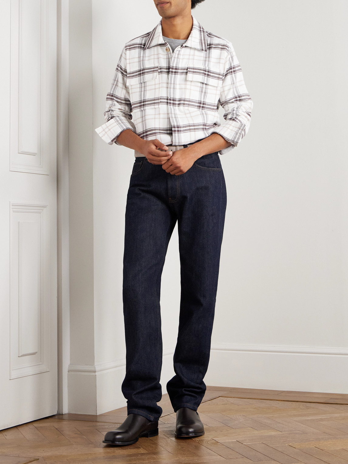 Checked Cotton Shirt — 2