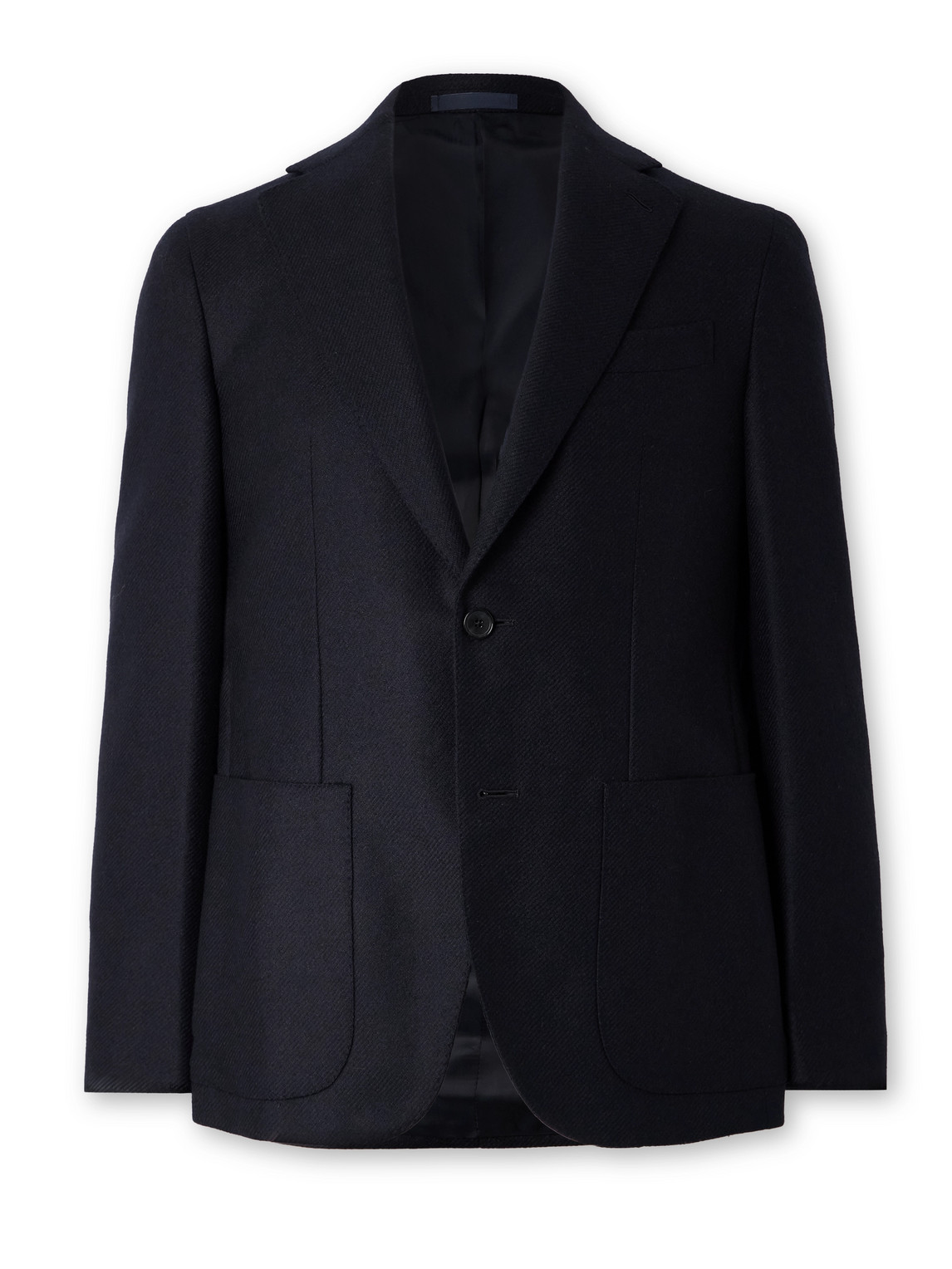 Wool and Cashmere-Blend Flannel Blazer