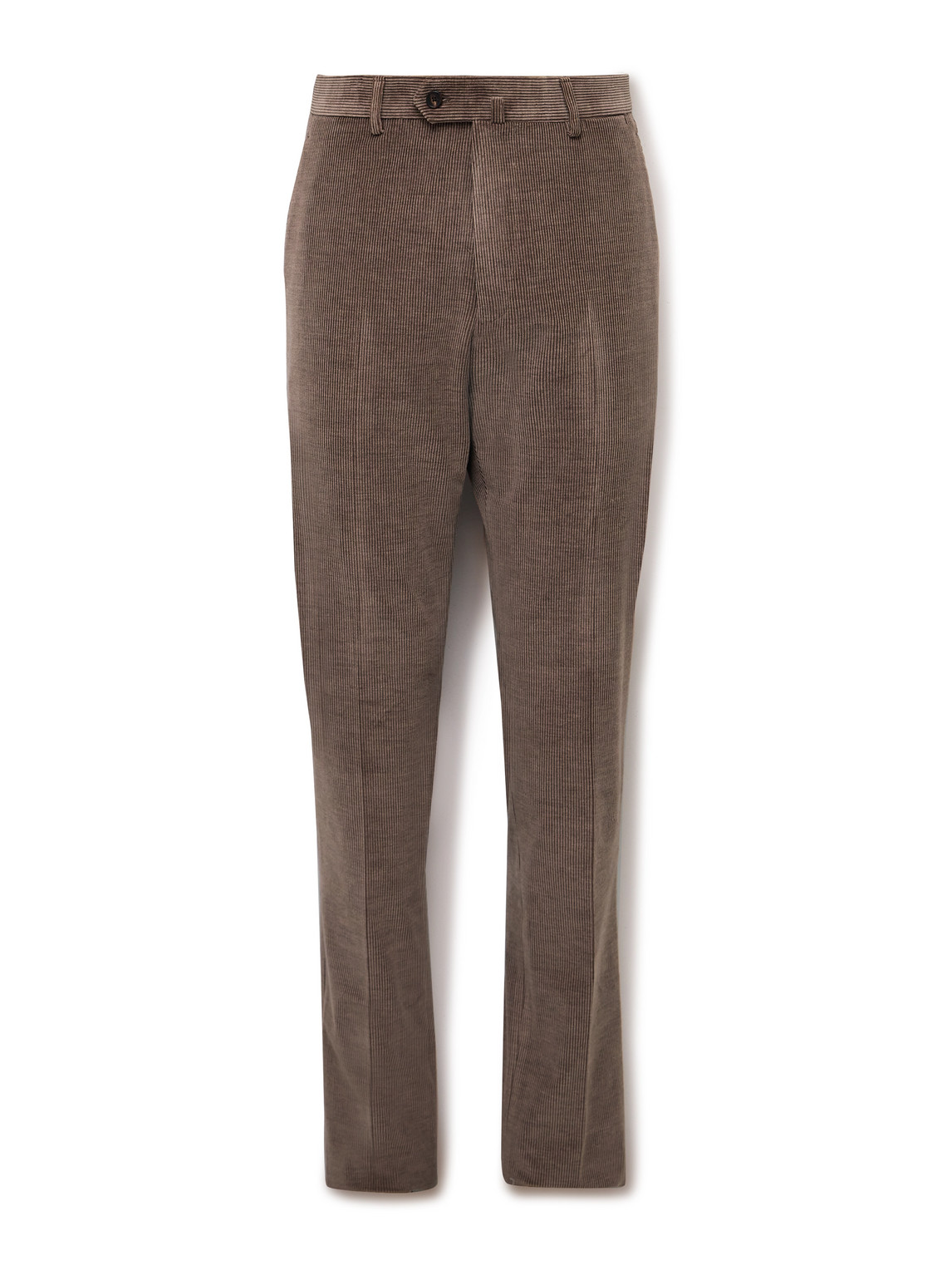 Slim-Fit Straight-Leg Cotton-Blend Corduroy Suit Trousers