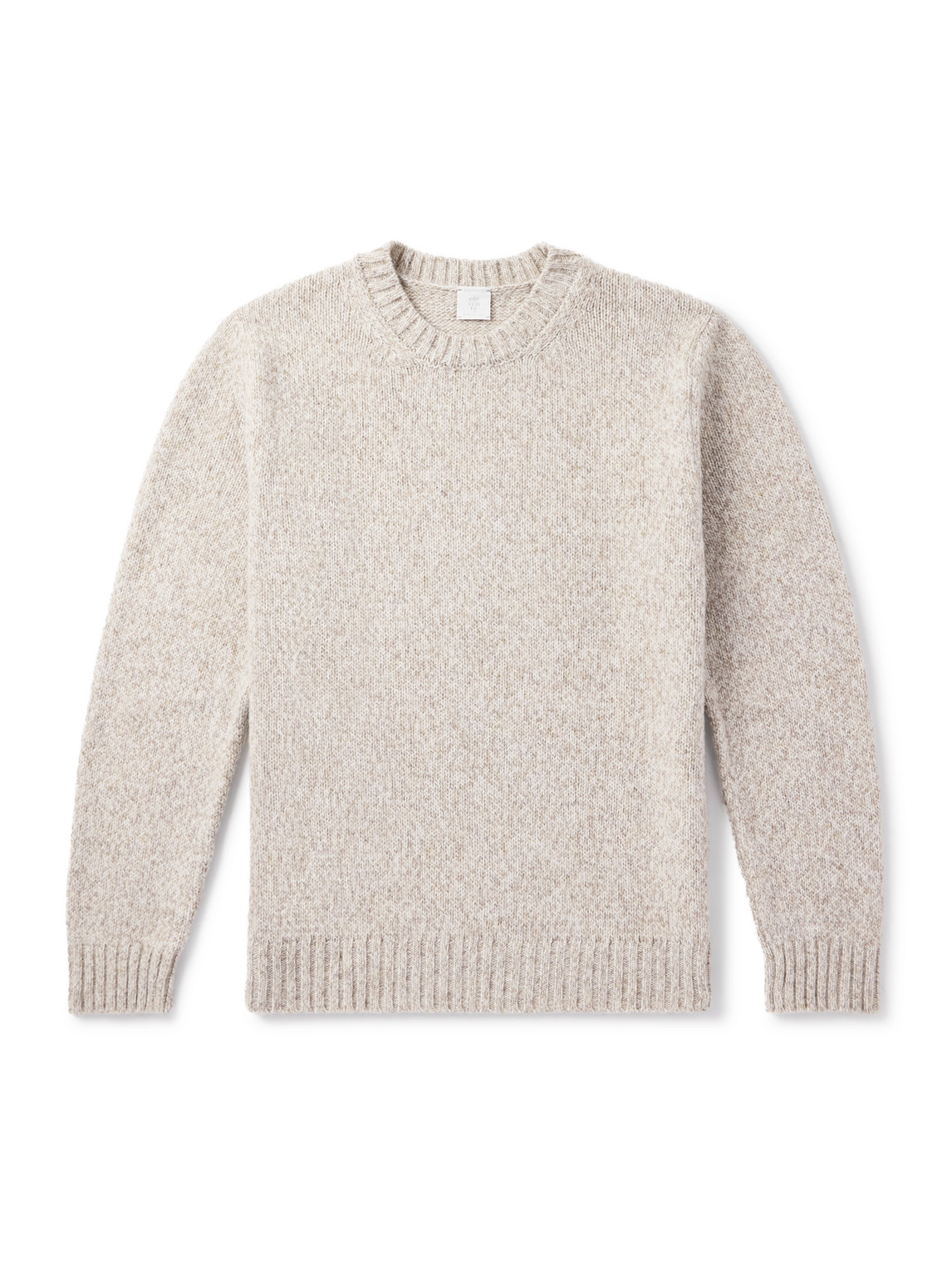 Eleventy Slim-fit Wool Sweater In Gray