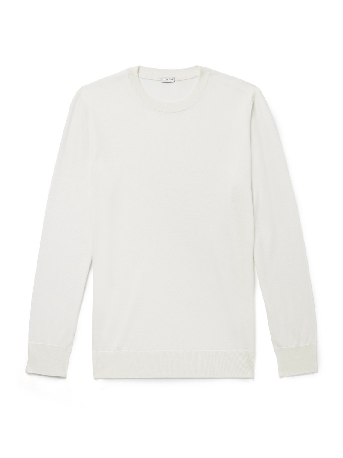 Wool, Silk and Cashmere-Blend Sweater