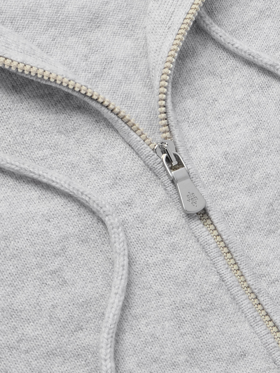 Cashmere Zip-Up Hoodie