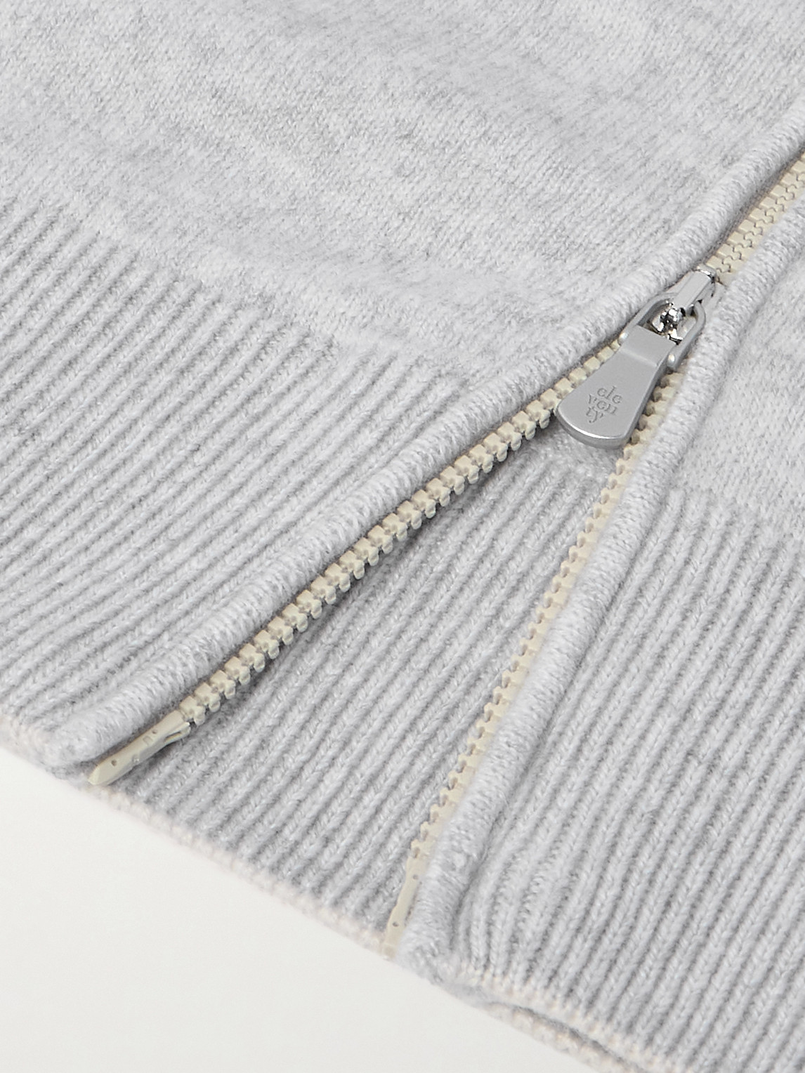 Cashmere Zip-Up Hoodie