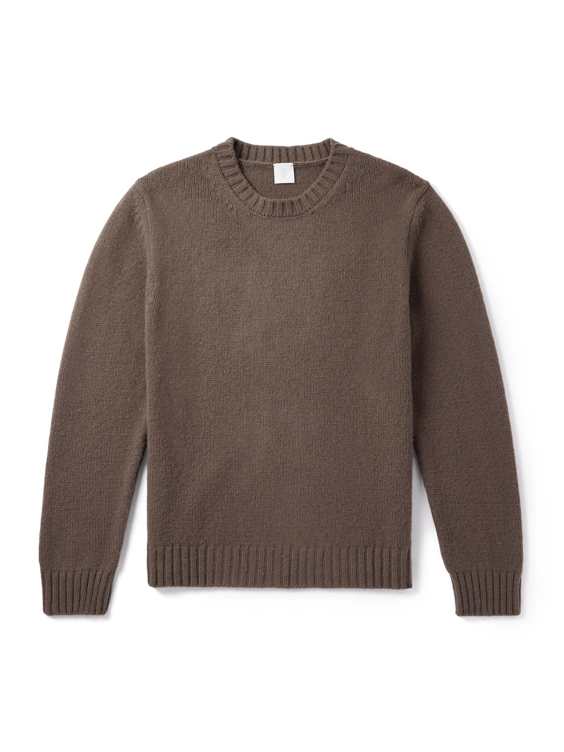 Eleventy Slim-fit Wool Sweater In Brown