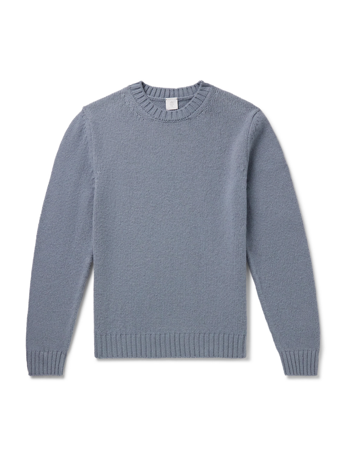 Eleventy Slim-fit Wool Sweater In Blue