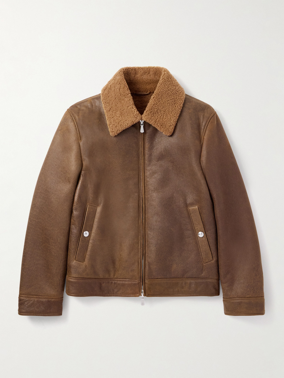 ELEVENTY Slim-Fit Shearling Jacket - Men