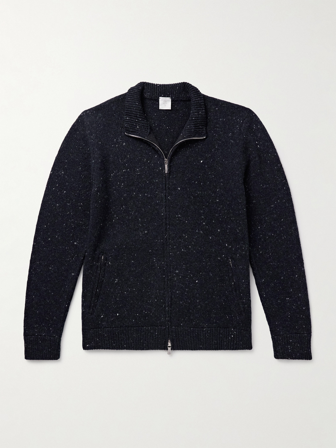 ELEVENTY Wool-Blend Zip-Up Cardigan - Men