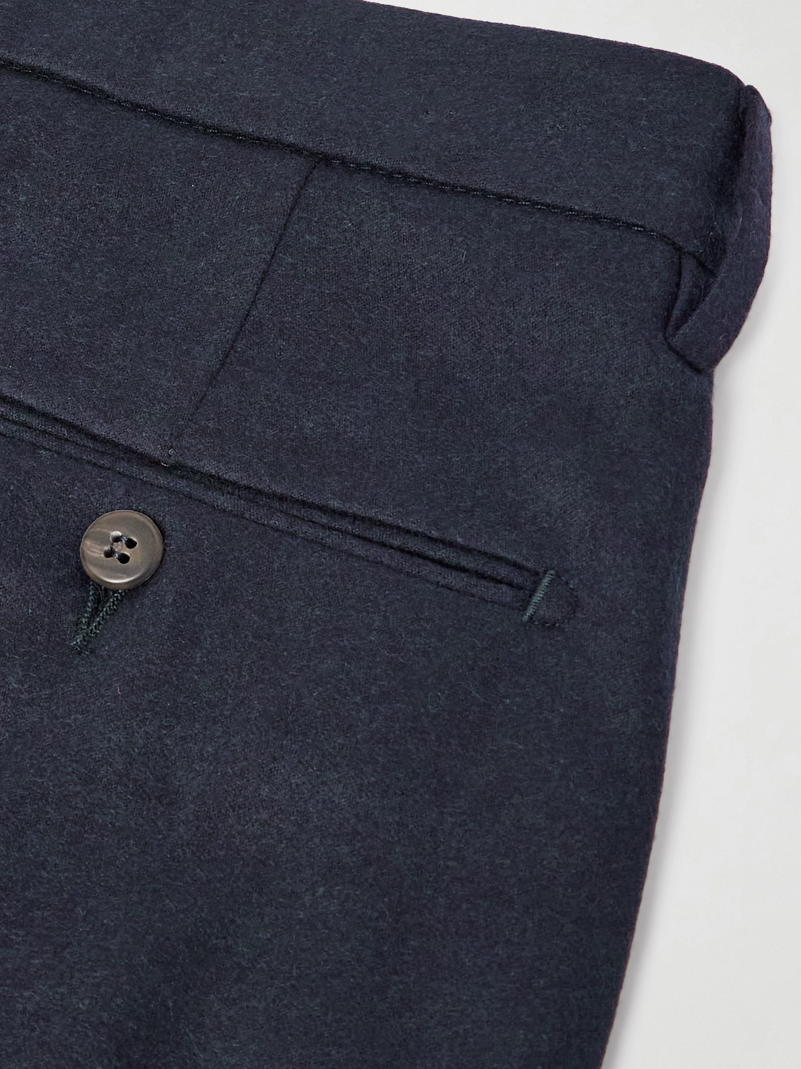 Straight-Leg Stretch Wool And Cashmere-Blend Trousers