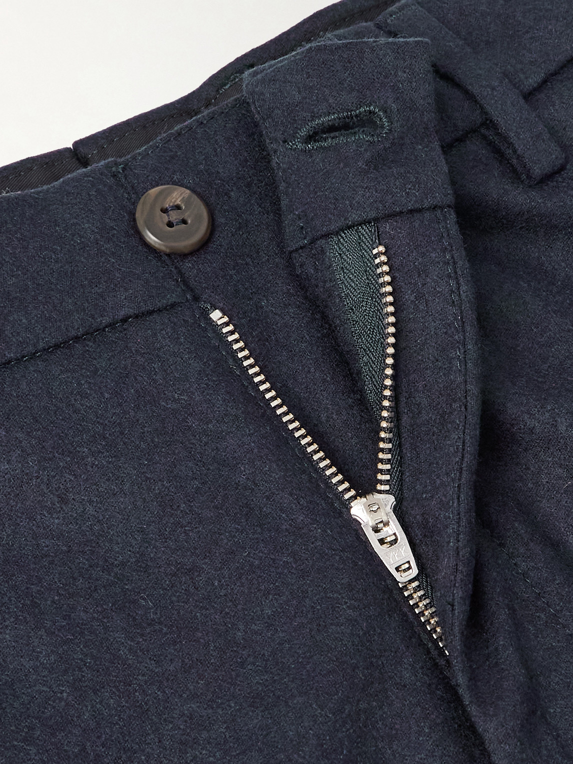 Straight-Leg Stretch Wool And Cashmere-Blend Trousers