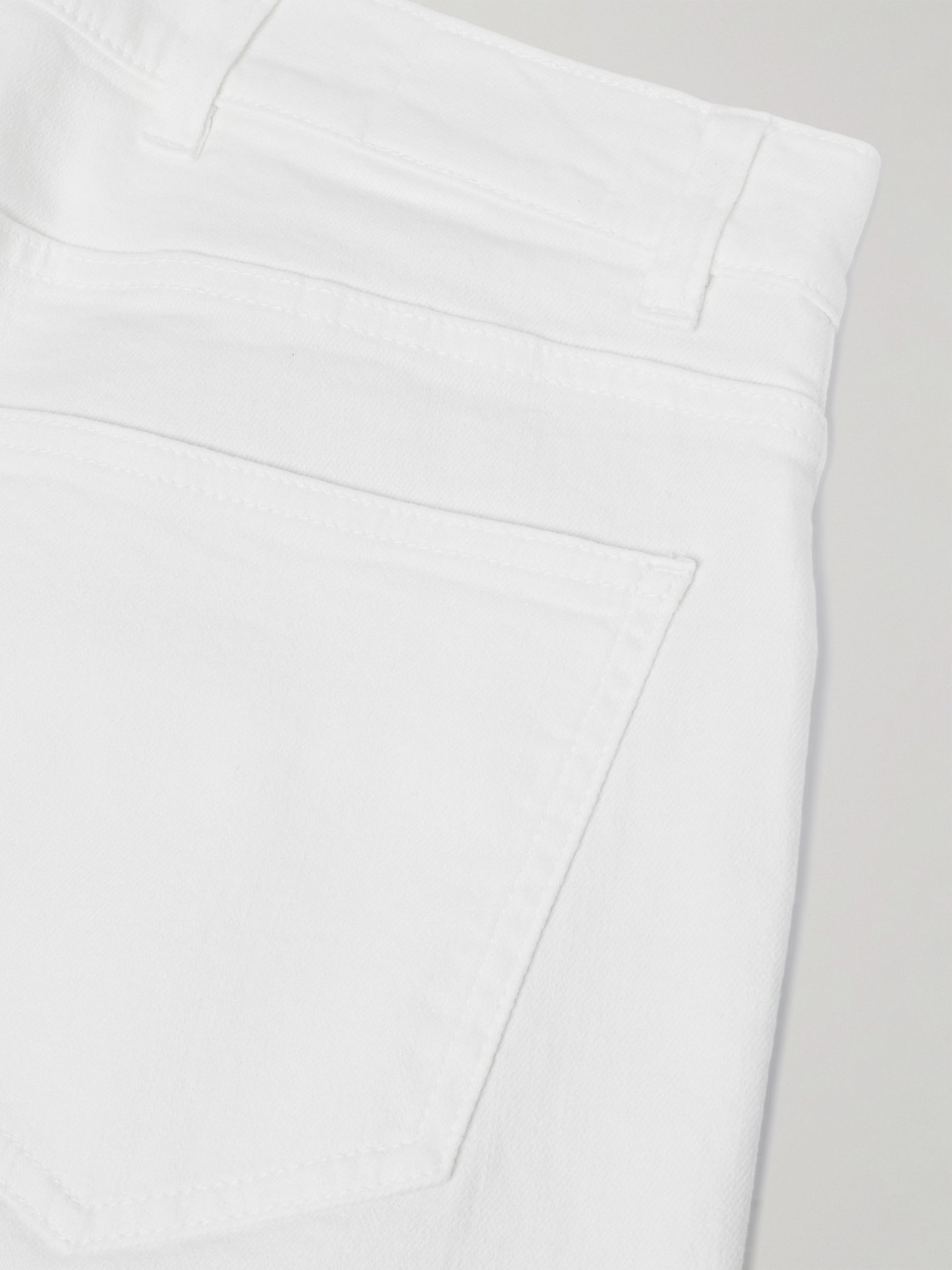 Eleventy Slim-fit Straight-leg Jeans In White