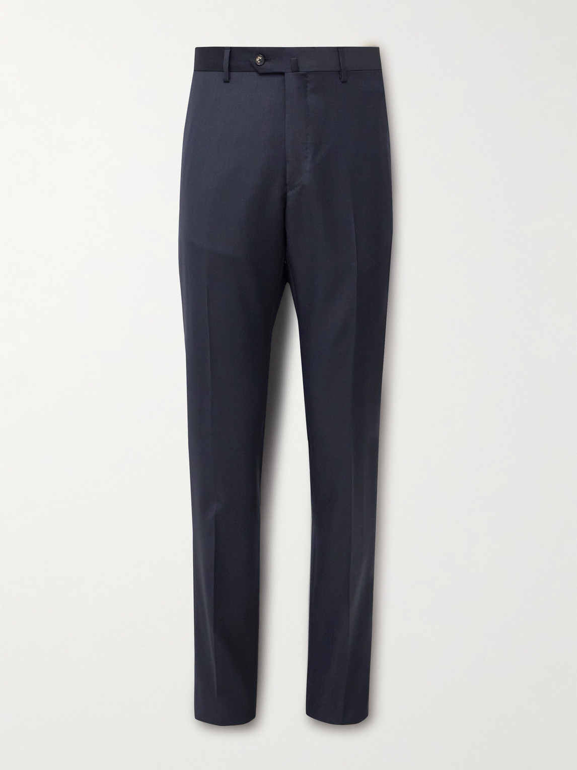 Caruso Slim-fit Wool Suit Trousers In Blue