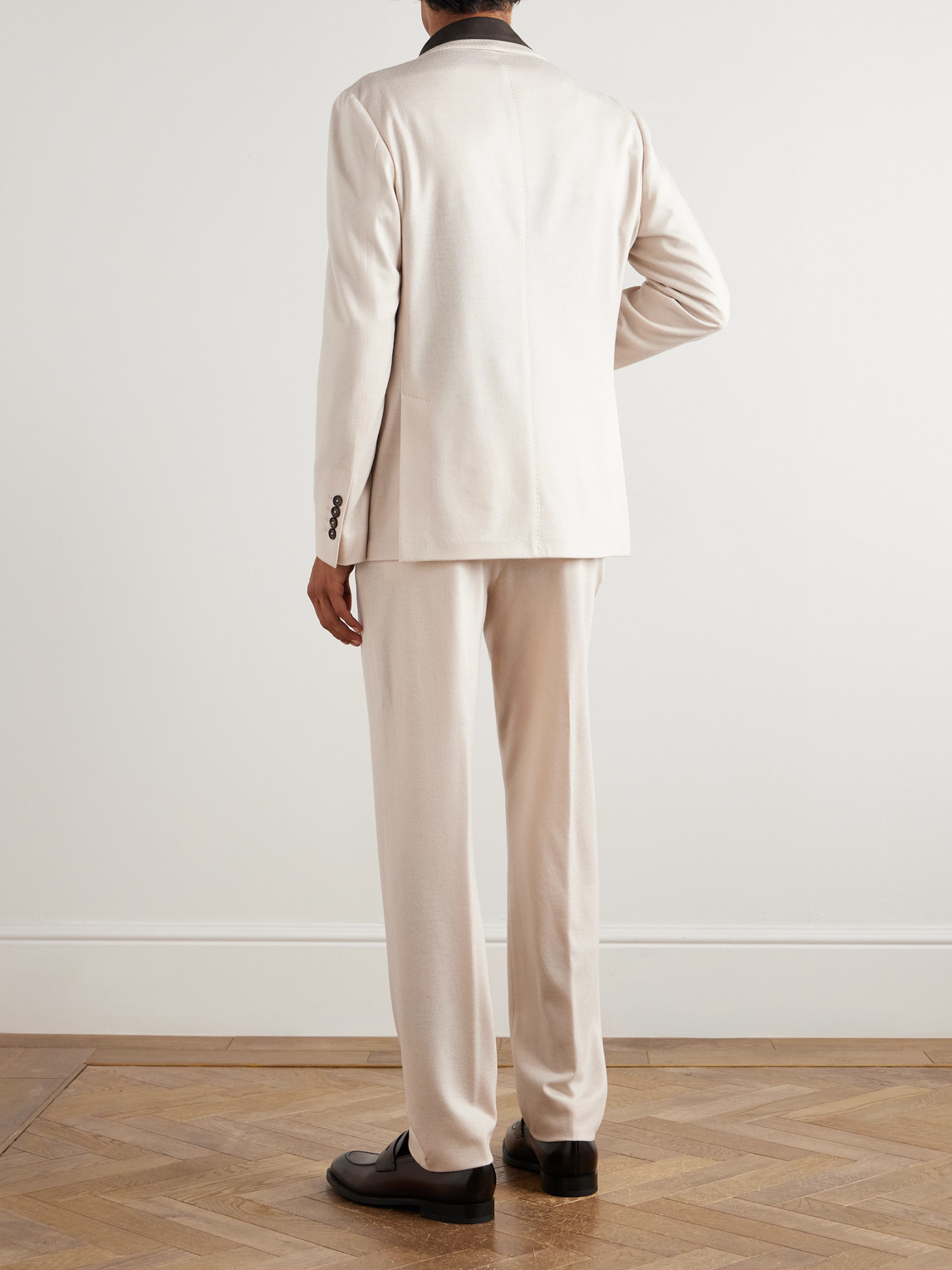 Eleventy Nested Wool Suit In Neutral