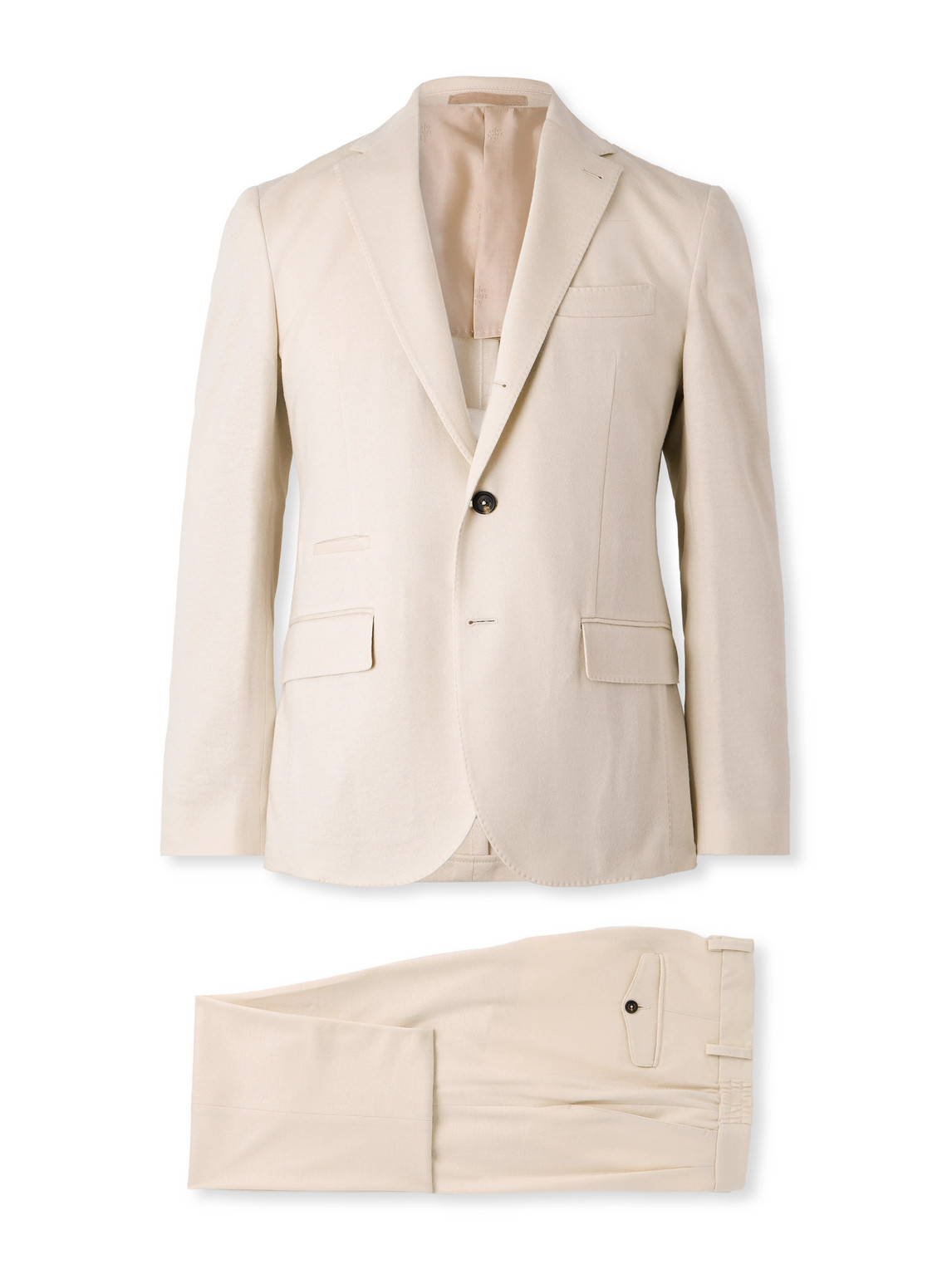 Eleventy Nested Wool Suit In Neutral