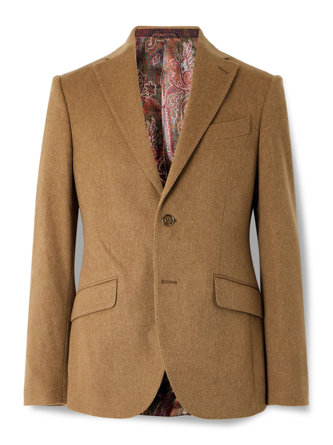 Etro Roma Cashmere Blazer In Brown