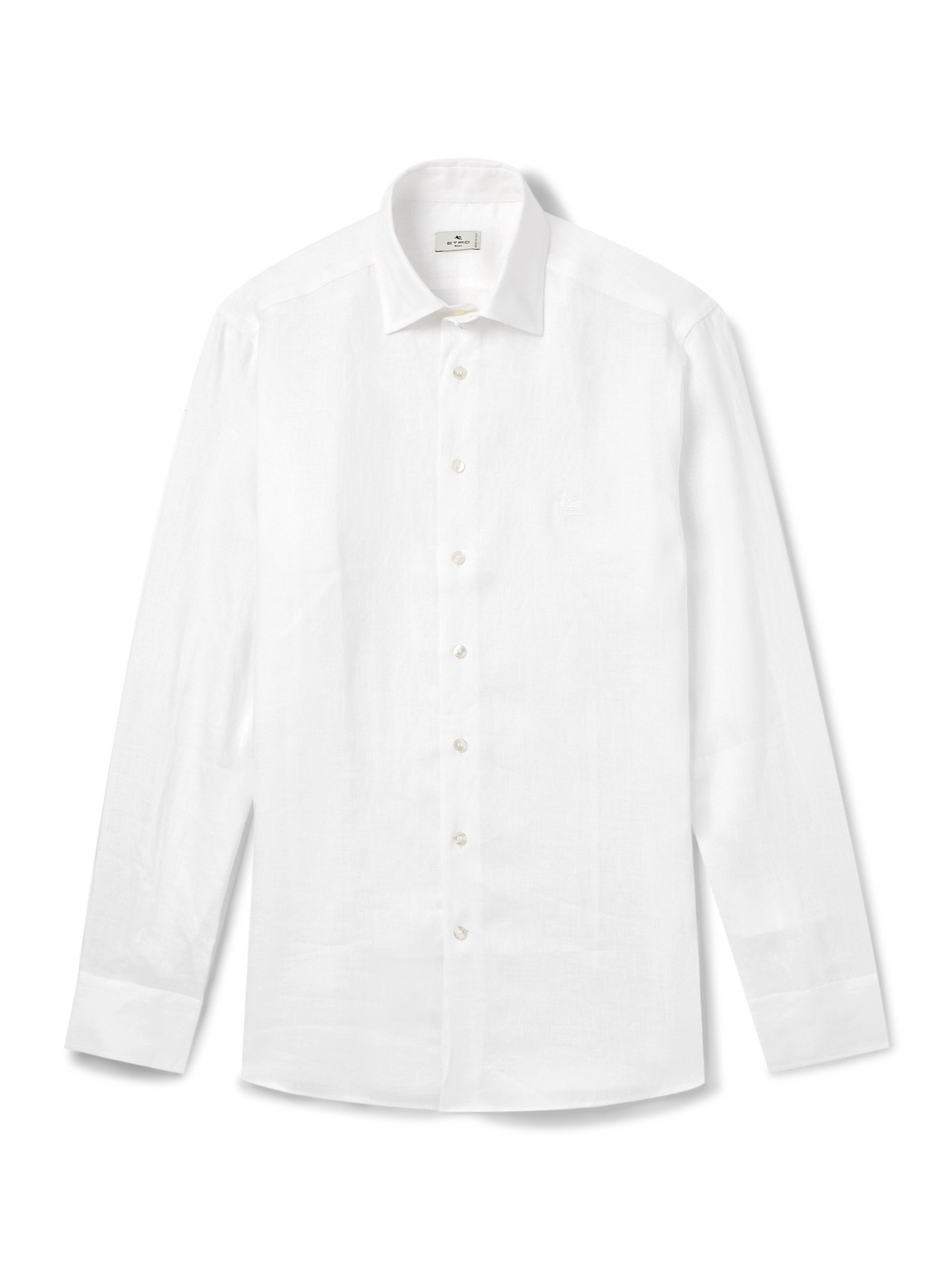 Etro Linen Shirt With Pegaso Logo