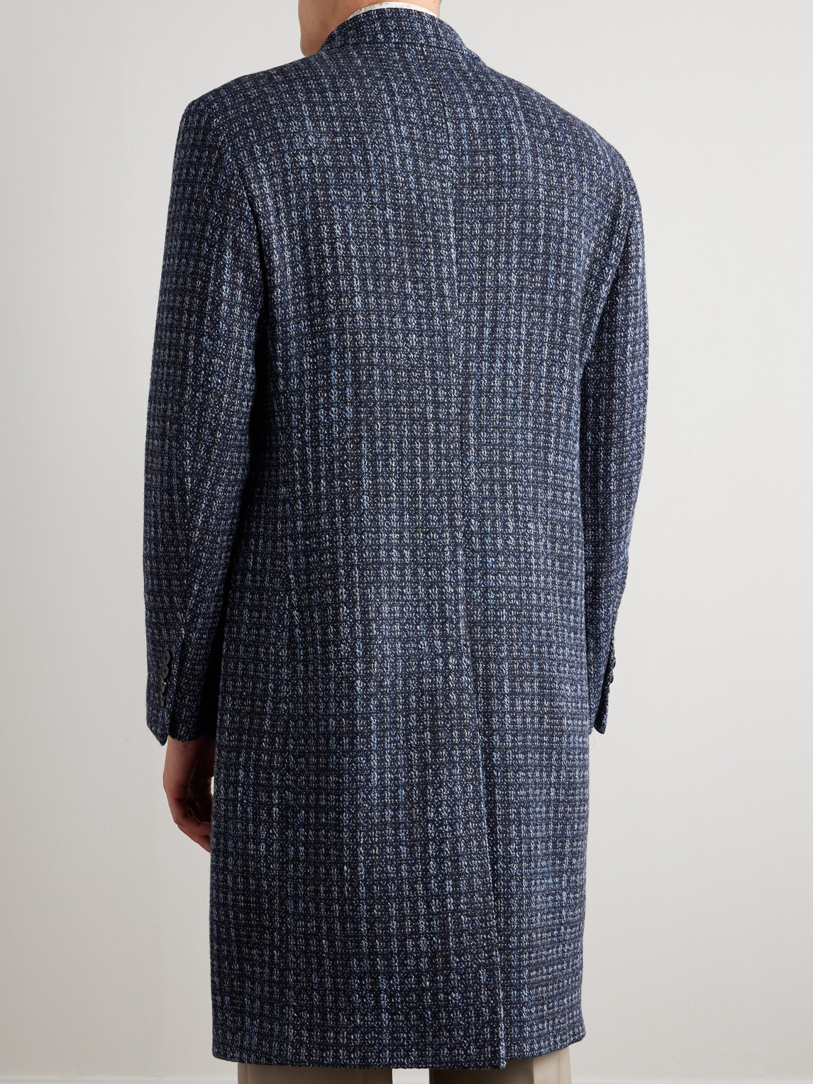  Etro - Soho Wool Overcoat - Men - Blue - It 46 