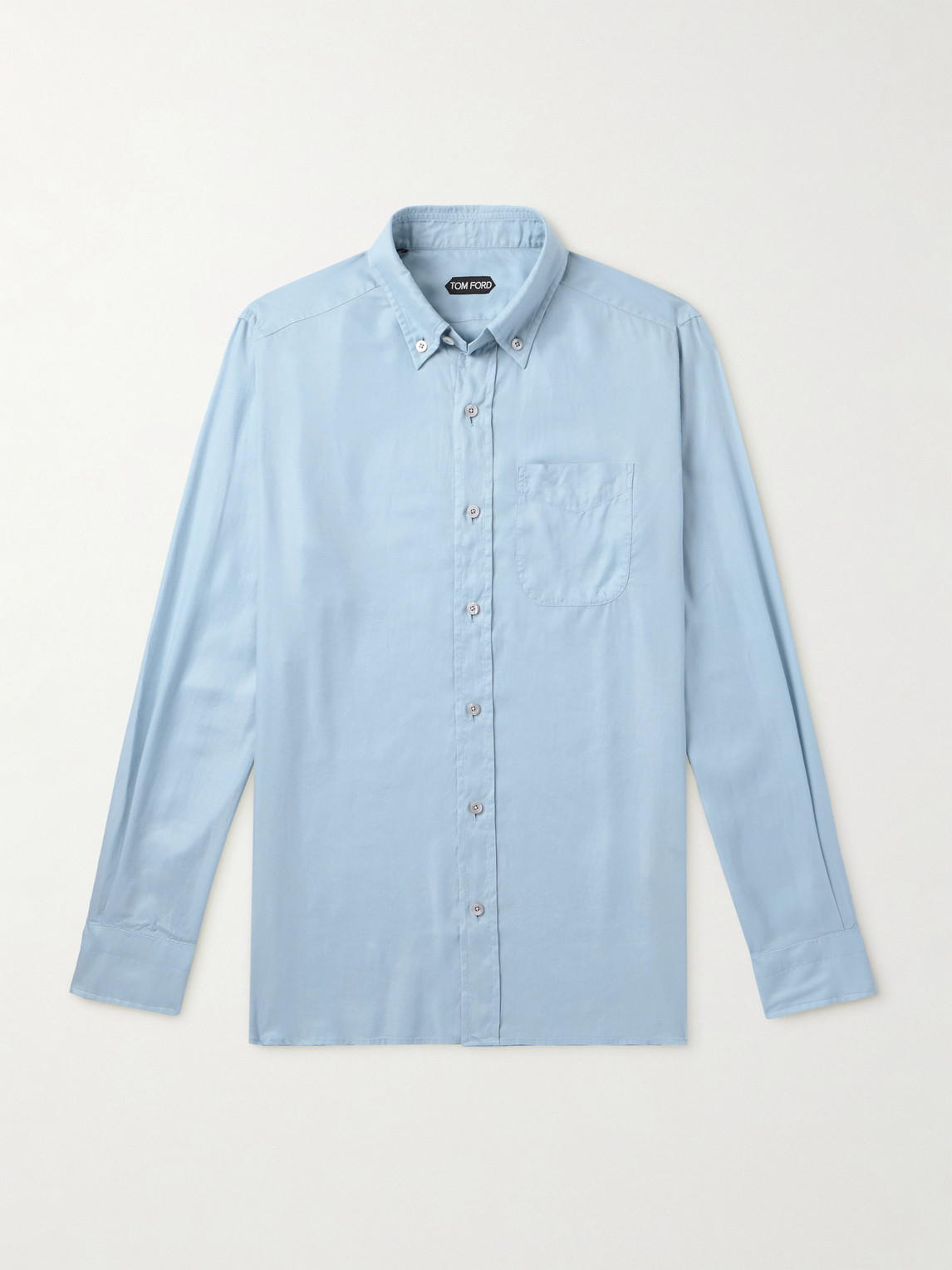 Tom Ford Button-Down Collar Lyocell Shirt - Men