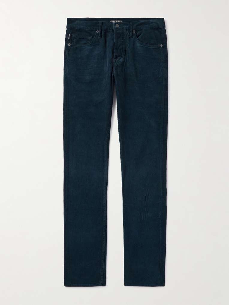 Tom Ford — Slim-Fit Cotton-Blend Corduroy Trousers