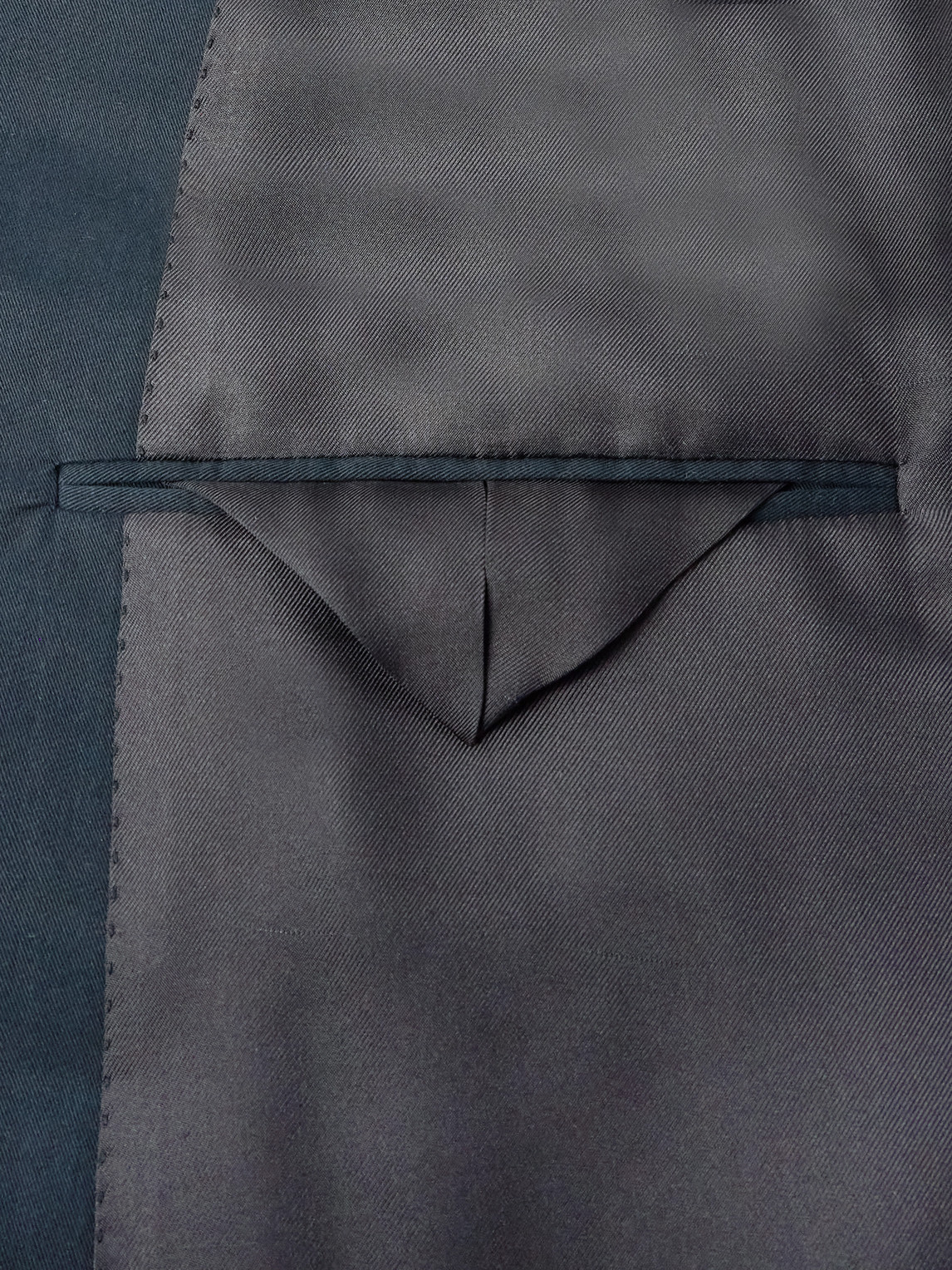 Umit Benan Pietro Double-breasted Cotton-blend Twill Suit Jacket In Blue