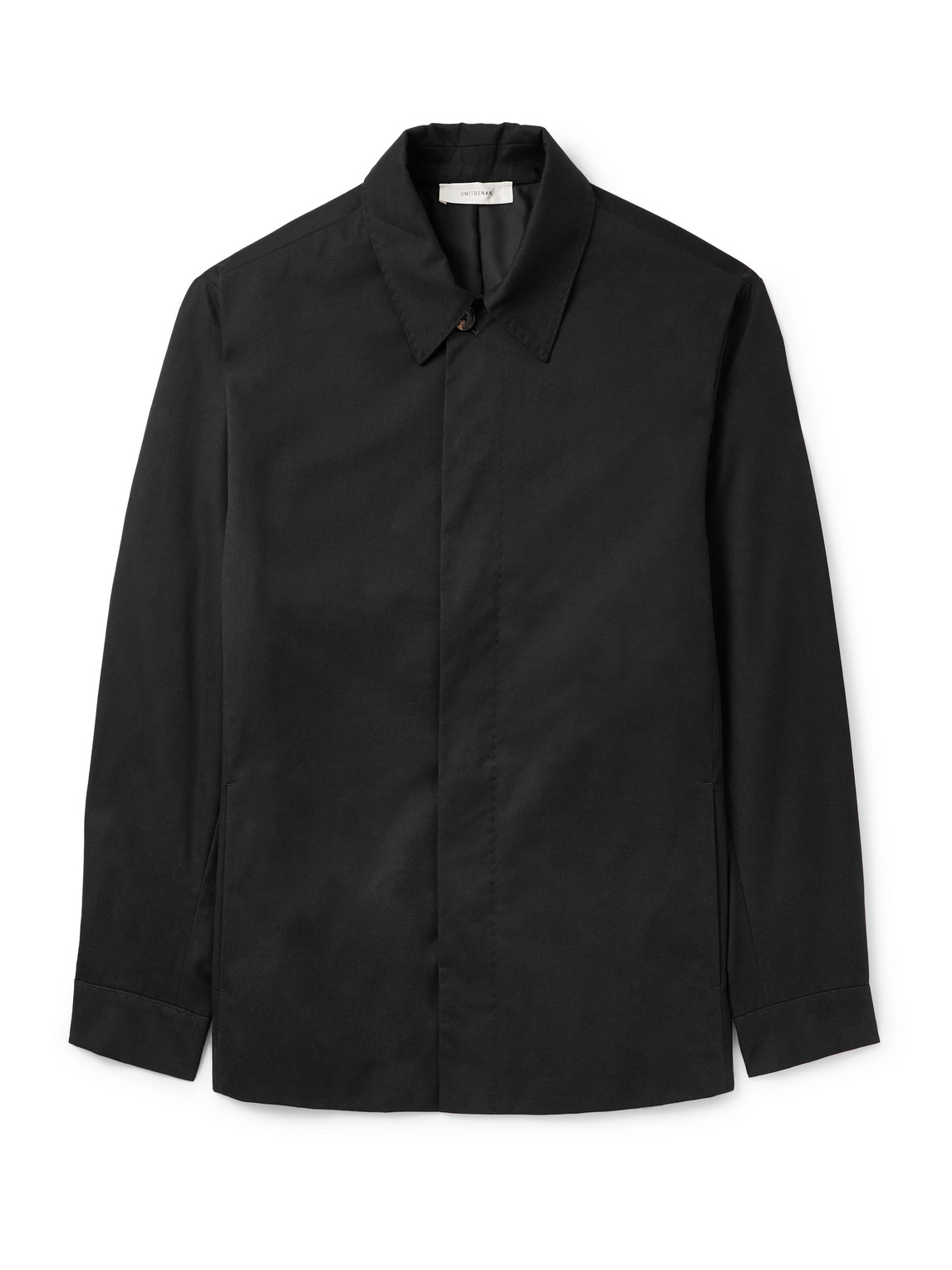 Umit Benan Romeo Cotton-blend Jacket In Black