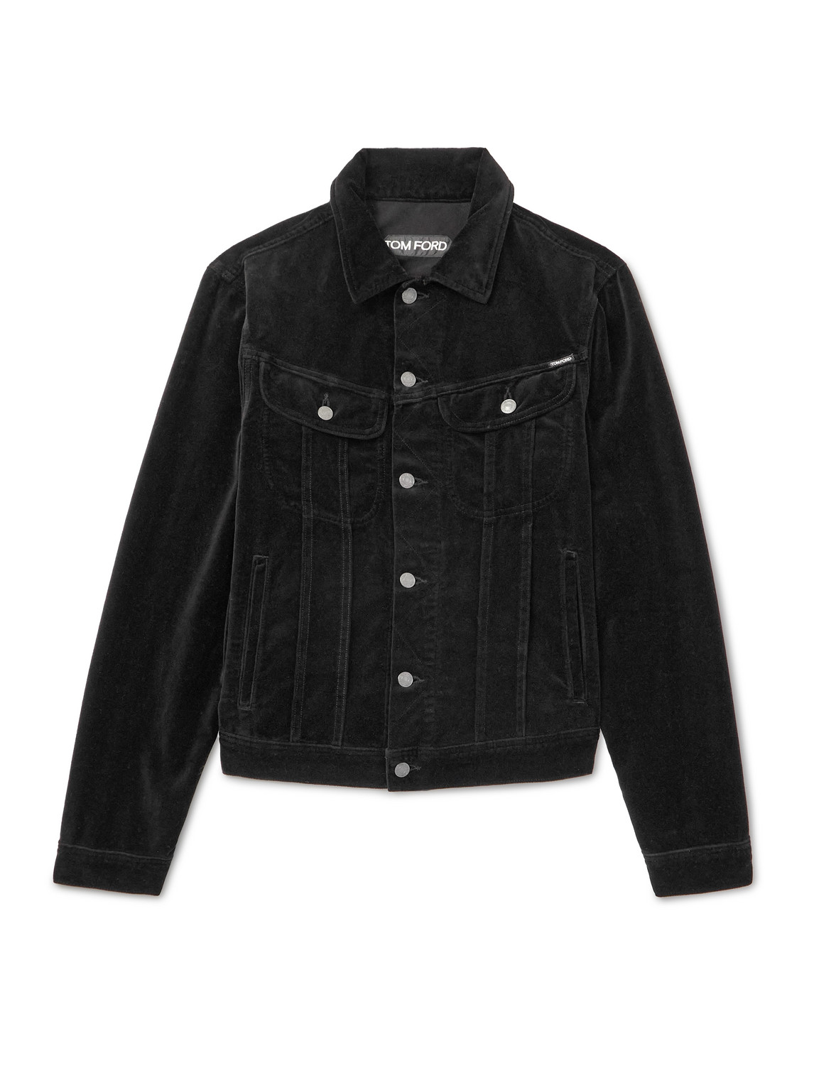 Tom Ford Denim Jacket In Black