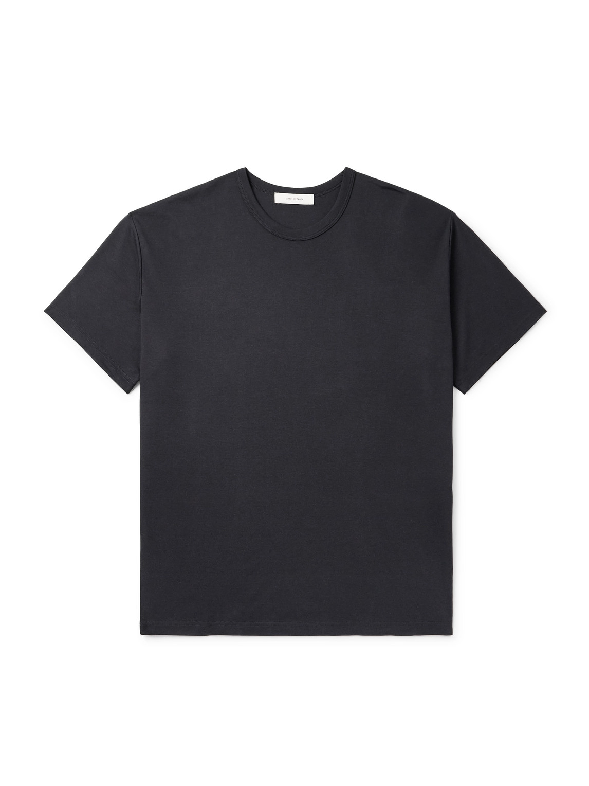 Umit Benan James Cotton-jersey T-shirt In Black