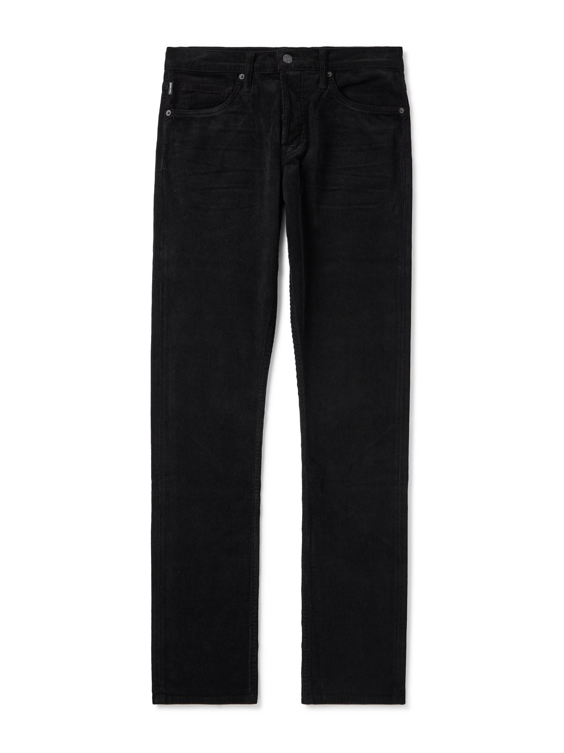 Slim-Fit Cotton-Blend Corduroy Trousers