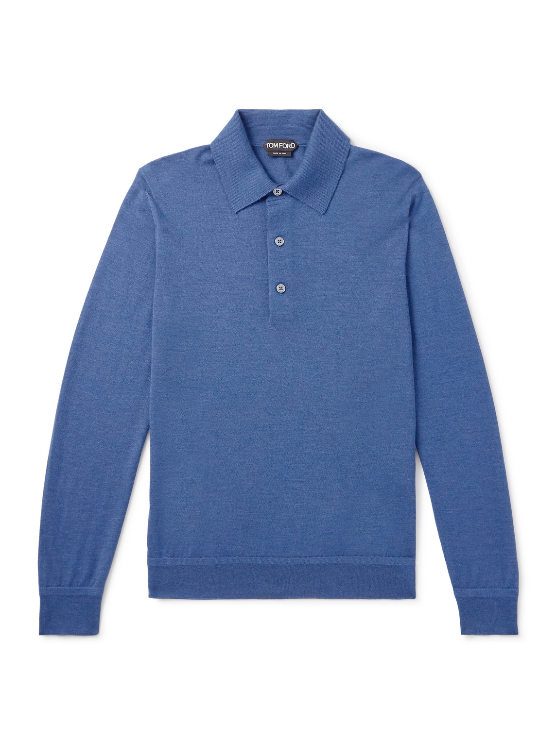 Cashmere and Silk-Blend Polo Shirt