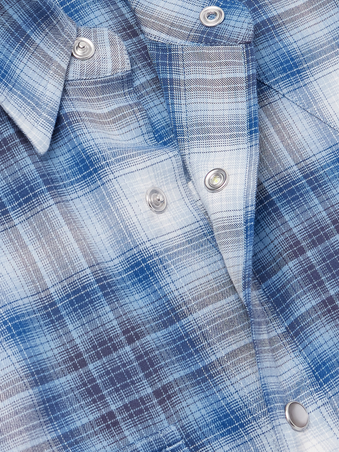 Tom Ford Slim-fit Checked Cotton-poplin Shirt In Blue