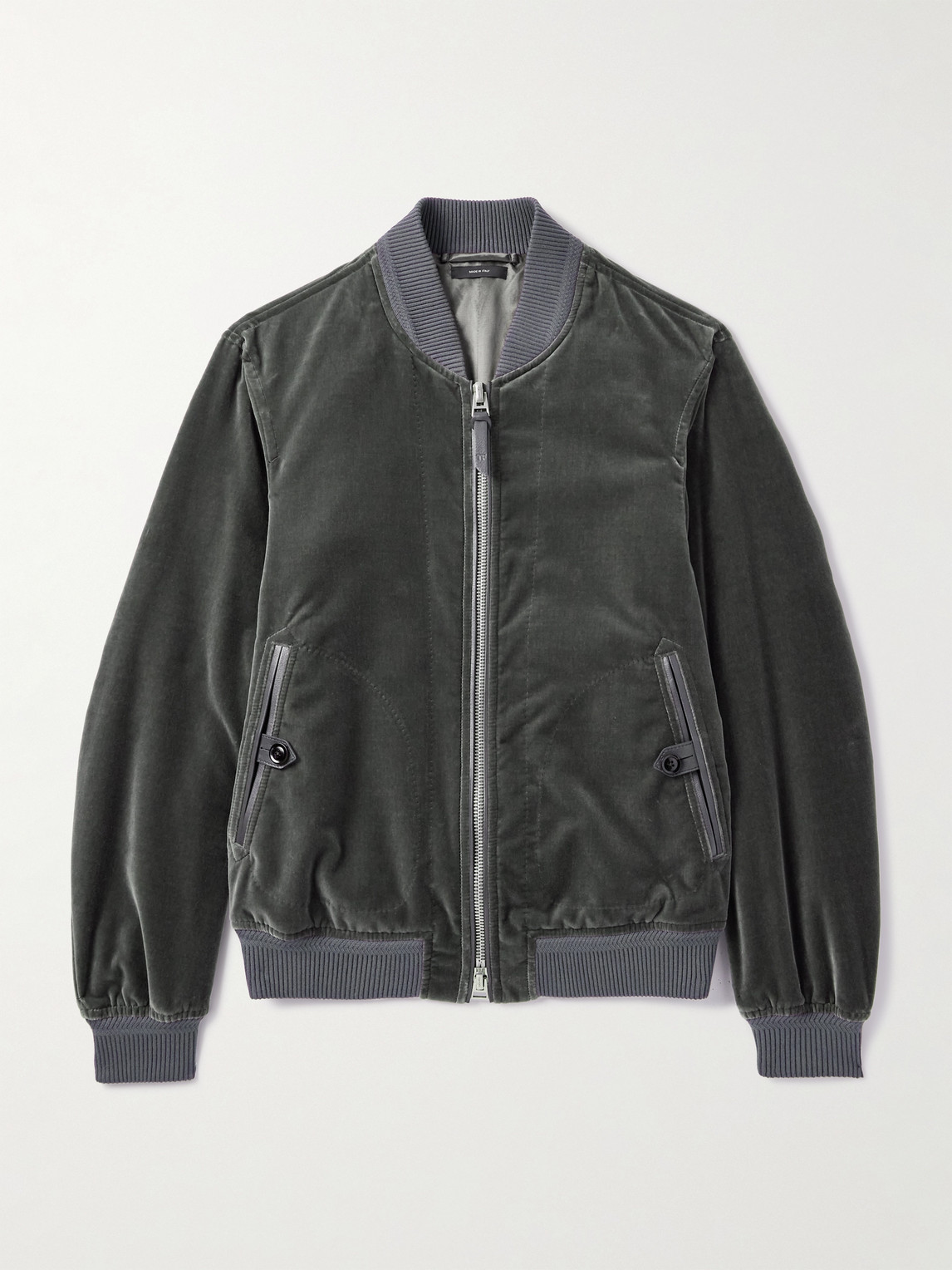 Tom Ford Cotton-Velvet Bomber Jacket - Men