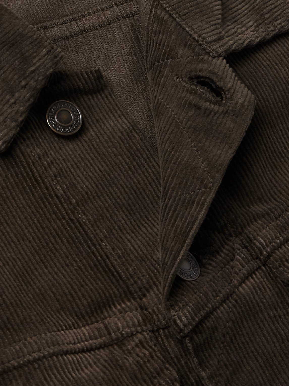 Tom Ford Slim-fit Cotton-blend Corduroy Jacket In Multi