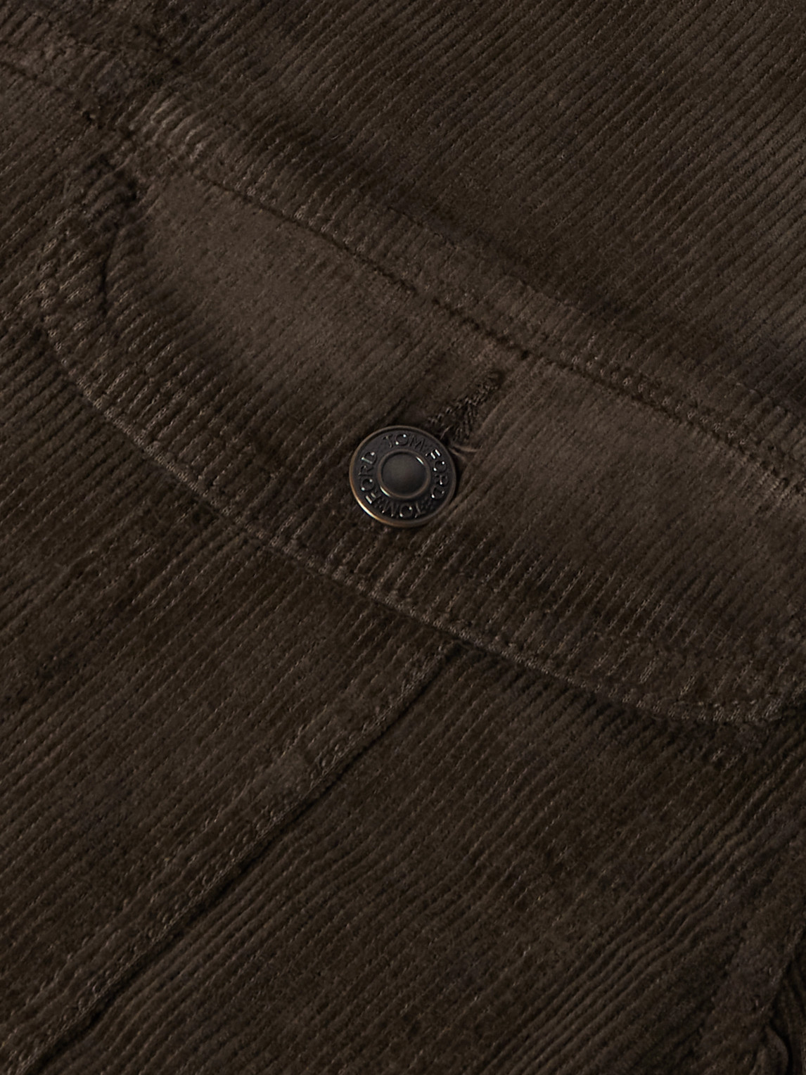 Tom Ford Slim-fit Cotton-blend Corduroy Jacket In Multi