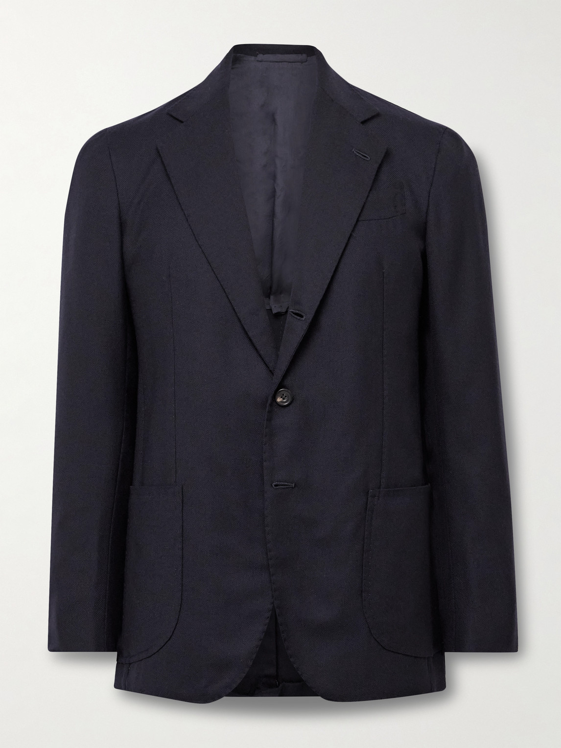 J. Mueser Waverly Wool-hopsack Blazer