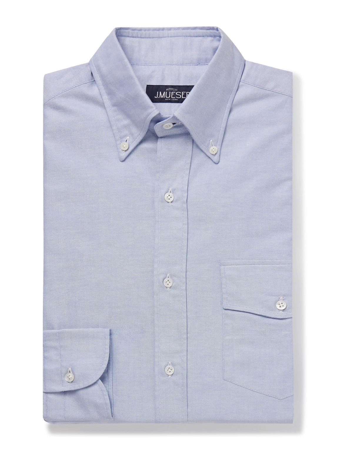 Slim-Fit Button-Down Collar Cotton Oxford Shirt