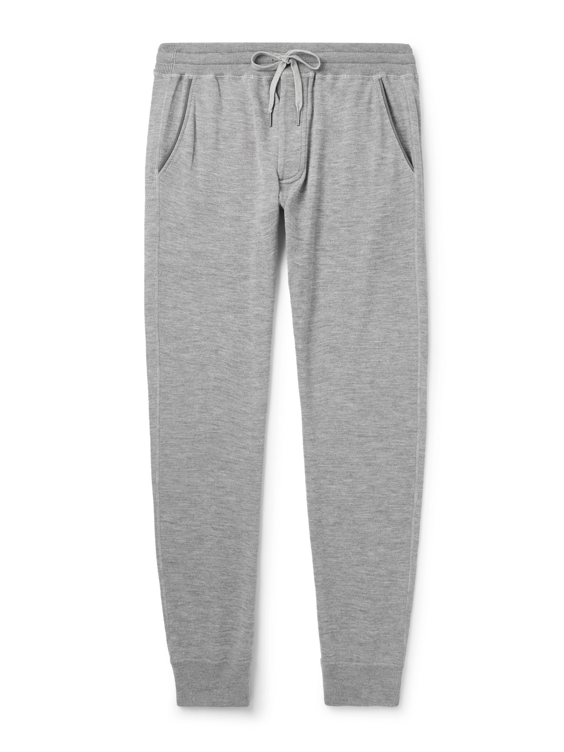 Tom Ford Tapered Cashmere And Silk-blend Sweatpants